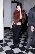 KENDALL JENNER and HAILEY BIEBER Leaves Sushi Park Restaurant in West Hollywood 01/10/2026