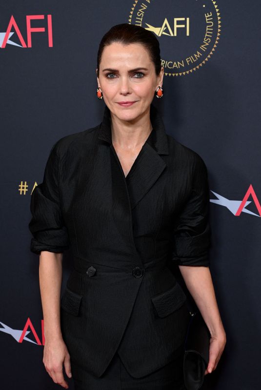 KERI RUSSELL at AFI Awards 2025 at Four Seasons Hotel in Beverly Hills 01/09/2026