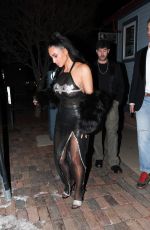 KIM KARDASHIAN Arrives at Kate Hudson