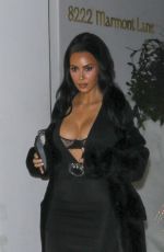 KIM KARDASHIAN Arrives at Vas J Morgan