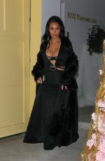 KIM KARDASHIAN Arrives at Vas J Morgan