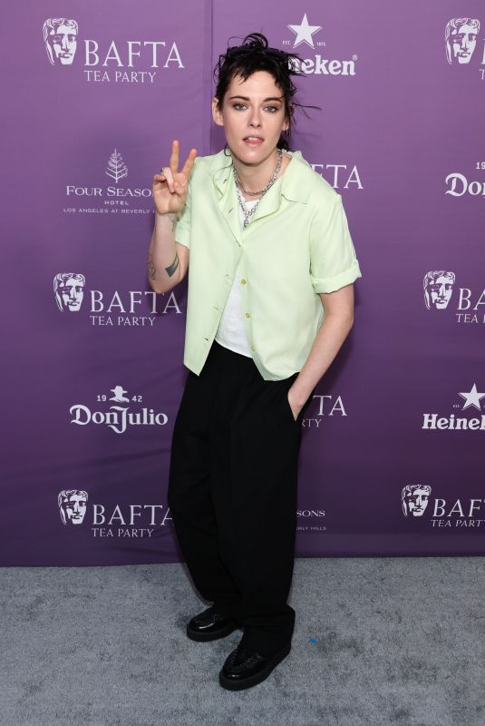 KRISTEN STEWART at 2026 BAFTA Tea Party in Los Angeles 01/10/2026
