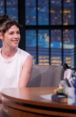 KRISTEN STEWART at Late Night With Seth Meyers 01/05/2026