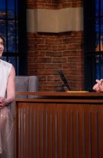 KRISTEN STEWART at Late Night With Seth Meyers 01/05/2026