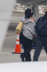 KYLIE JENNER and Timothee Chalamet Board a Private Jet in Los Angeles 01/21/2026