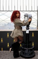 LEIGH-ANNE PINNOCK Visits Empire State Building in New York 01/14/2026 