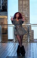 LEIGH-ANNE PINNOCK Visits Empire State Building in New York 01/14/2026 