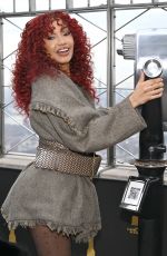 LEIGH-ANNE PINNOCK Visits Empire State Building in New York 01/14/2026 