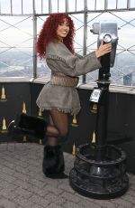 LEIGH-ANNE PINNOCK Visits Empire State Building in New York 01/14/2026 