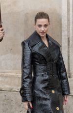 LILI REINHART Arrives at Patou Menswear Fall/Winter 2026-2027 Show in Paris 01/25/2026