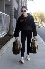LUCY HALE Out Shopping at Erewhon in Los Angeles 01/09/2026