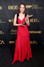 MADELEINE MCGRAW at 2026 Astra Film Awards in Los Angeles 01/09/2026