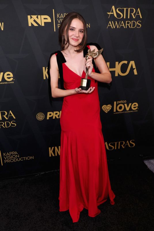 MADELEINE MCGRAW at 2026 Astra Film Awards in Los Angeles 01/09/2026