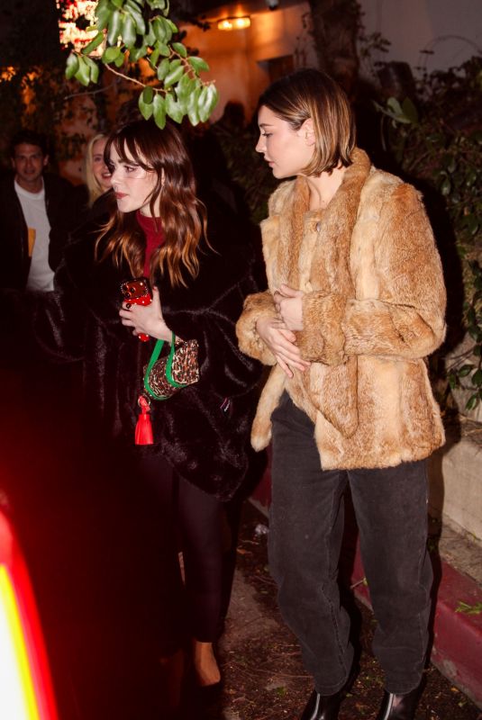 MADELYN CLINE and KIERNAN SHIPKA Arrives at Paris Hilton