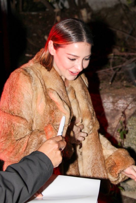 MADELYN CLINE Leaves Paris Hilton