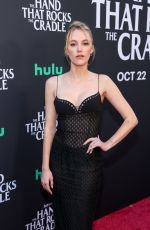 MAIKA MONROE at The Hand That Rocks the Cradle Premiere at The Walt Disney Studios Lot in Los Angeles 10/15/2025