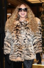 MARIAH CAREY Leaves Gucci Store in Aspen 12/29/2025