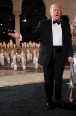 MELANIA and Donald TRUMP at a New Year