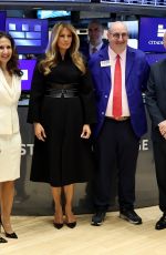 MELANIA TRUMP at Stock Exchange in New York City 01/28/2026