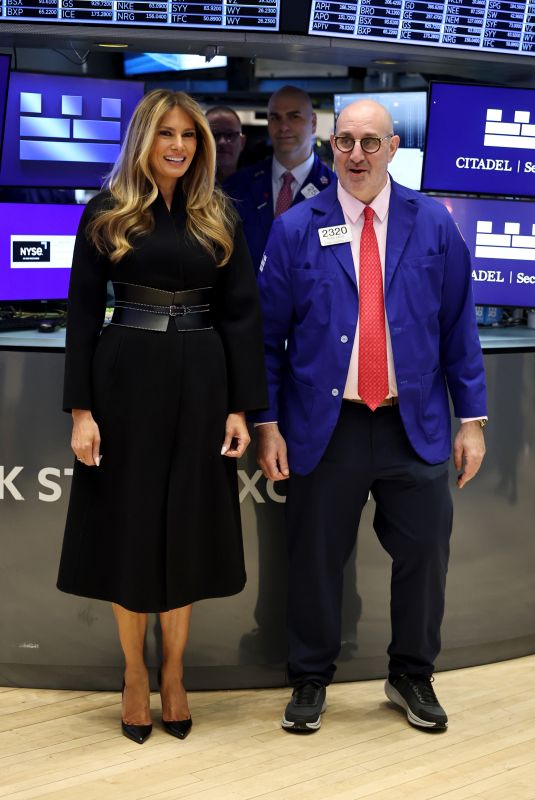 MELANIA TRUMP at Stock Exchange in New York City 01/28/2026