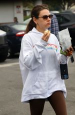 MILA KUNIS Leaves Starbucks in Los Angeles 01/22/2026