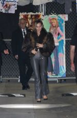 MILEY CYRUS Arrives at Jimmy Kimmel 12/04/2025