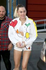 MILEY CYRUS Leaves Tonight Show Starring Jimmy Fallon 06/14/2017