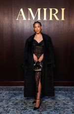 MINA EL HAMMANI at Amiri Menswear Fall-winter 2026-2027 Show at Paris Fashion Week 01/22/2026