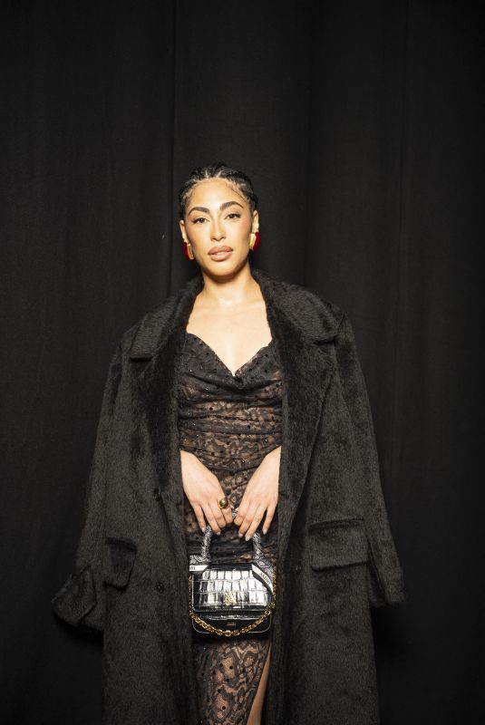 MINA EL HAMMANI at Amiri Menswear Fall-winter 2026-2027 Show at Paris Fashion Week 01/22/2026