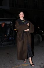 MONICA BARBARO Arrives at a Party at Hotel Costes in Paris 01/26/2026