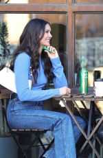 NINA DOBREV at a Photoshoot for E.L.F. Cosmetics x Liquid Death Lip Embalm in Los Angeles 01/13/2026