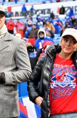 OLIVIA DUNNE and Paul Skenes at New York Jets vs Buffalo Bills at Highmark Stadium in Orchard Park in New York 01/04/2026