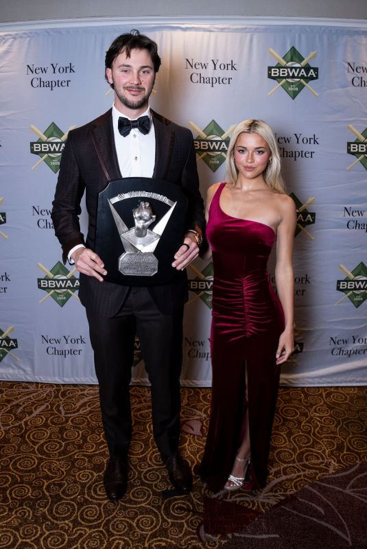 OLIVIA DUNNE at 2026 Baseball Writers of America Awards Dinner in New York City 01/24/2026