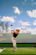 OLIVIA DUNNE at Jupiter Links vs New York Golf Club TGL Match at SoFi Center in Palm Beach Gardens 01/13/2026