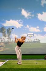 OLIVIA DUNNE at Jupiter Links vs New York Golf Club TGL Match at SoFi Center in Palm Beach Gardens 01/13/2026