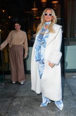 PARIS HILTON Leaves Good Morning America Studios in New York 01/27/2026