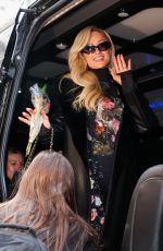 PARIS HILTON Leaves SiriusXM Studios in New York City 01/28/2026
