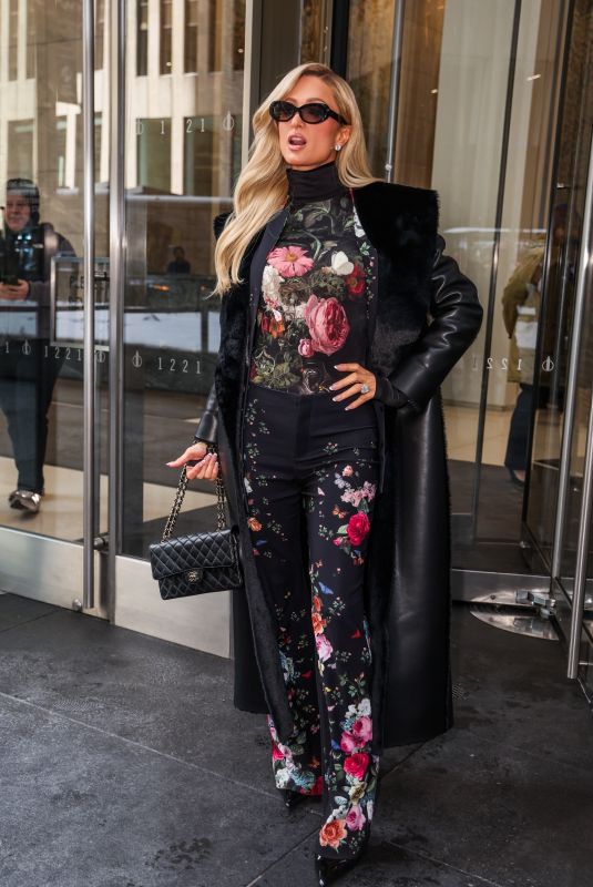 PARIS HILTON Leaves SiriusXM Studios in New York City 01/28/2026