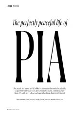 PIA MILLER in Marie Claire Australia, February 2026