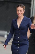 RACHEL MCADAMS Arrives at Jimmy Kimmel Live in Los Angeles 01/20/2026