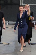 RACHEL MCADAMS Arrives at Jimmy Kimmel Live in Los Angeles 01/20/2026