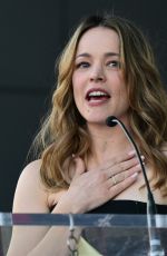 RACHEL MCADAMS at Hollywood Walk of Fame Star Ceremony in Los Angeles 01/20/2026.