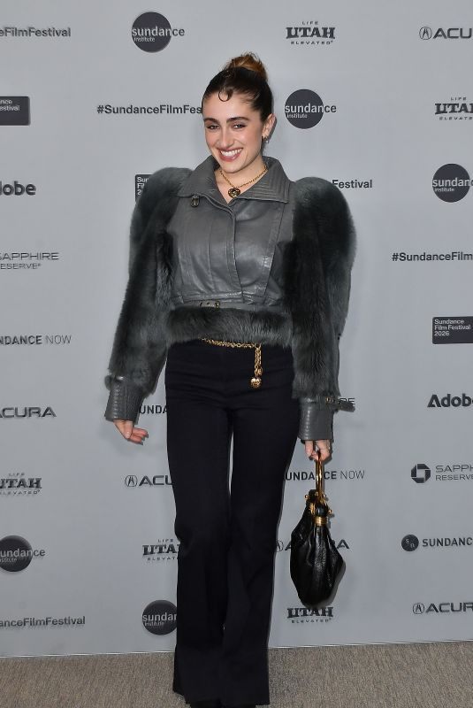 RACHEL SENNOTT at The Moment Premiere at 2026 Sundance Film Festival in Park City 01/23/2026