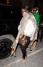 RIHANNA and A$AP Rocky Leaves Four Seasons Hotel in New York 01/20/2026