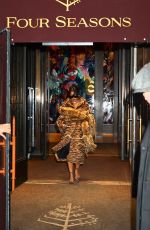 RIHANNA and A$AP Rocky Out for Dinner at Metro Private Cinema Bar in New York 01/19/2026