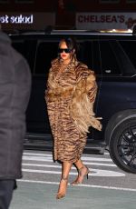 RIHANNA and A$AP Rocky Out for Dinner at Metro Private Cinema Bar in New York 01/19/2026