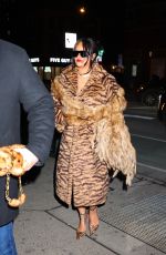 RIHANNA and A$AP Rocky Out for Dinner at Metro Private Cinema Bar in New York 01/19/2026