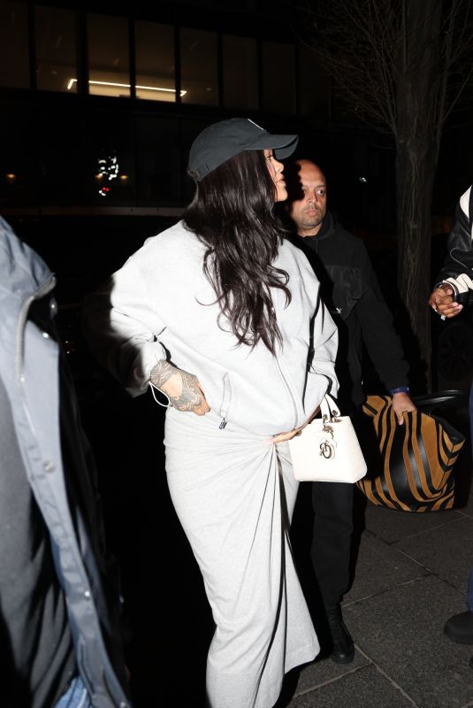 RIHANNA and ASAP Rocky Arrives for Dinner in Siena in Paris 01/25/2026