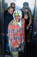 RIHANNA and ASAP Rocky Leaves George V Hotel in Paris 01/25/2026