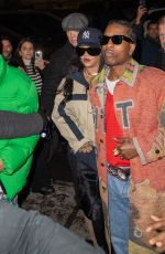 RIHANNA and ASAP Rocky Leaves Saturday Night Live After-party in New York 01/17/2026